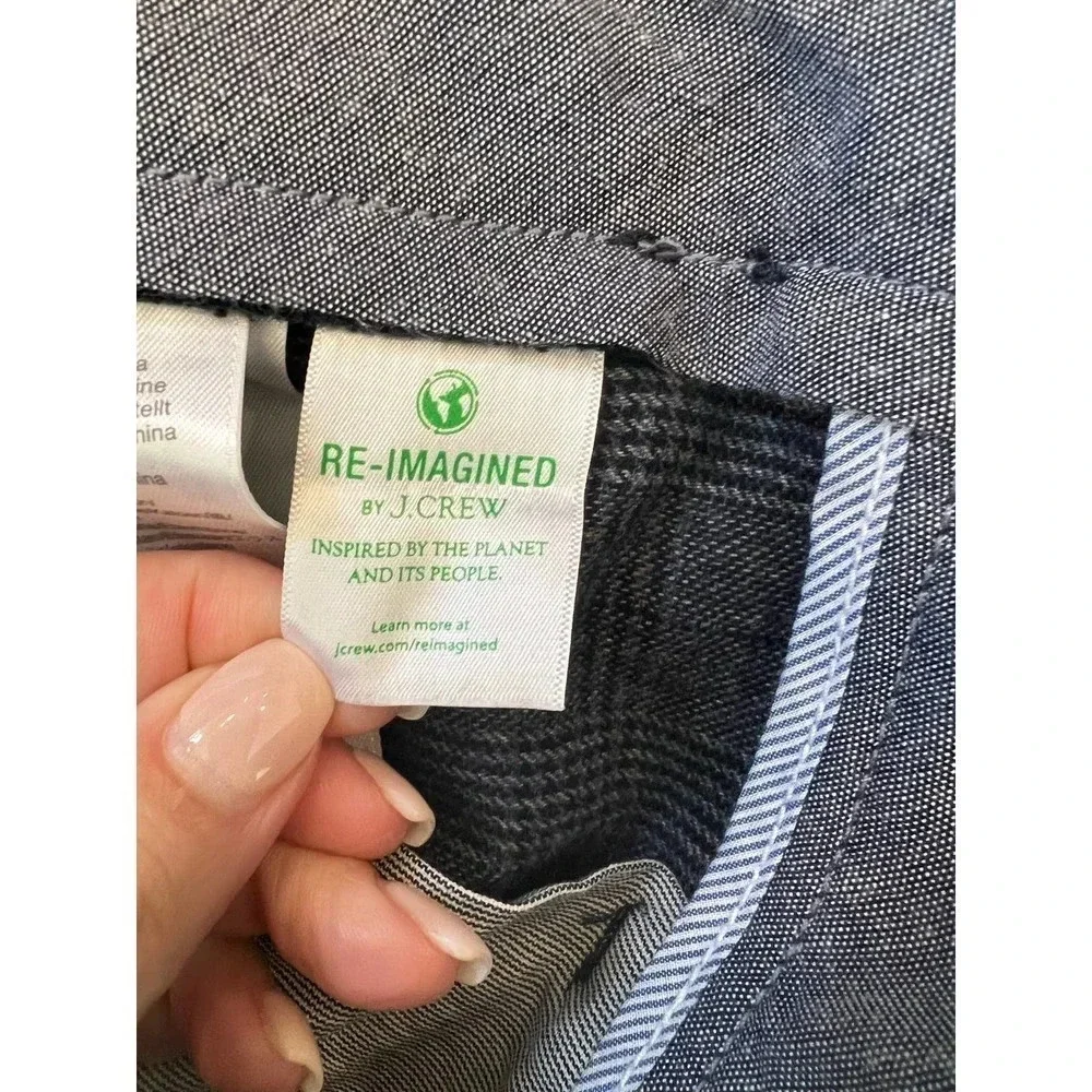 J crew factory 484 Slim-fit brushed twill pant